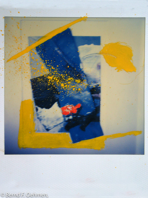 übermalter SX-70 Print